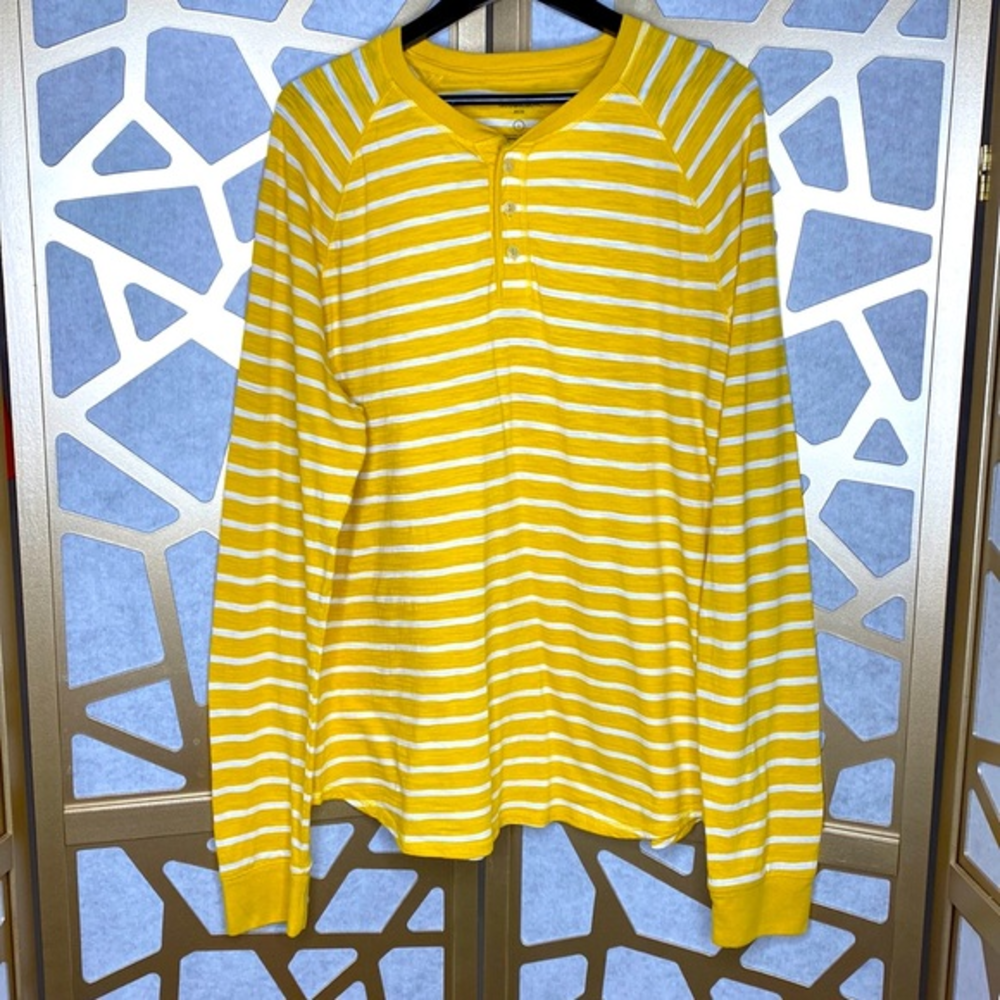 Stripe along Sleeve‎ Shirt 100% Cotton